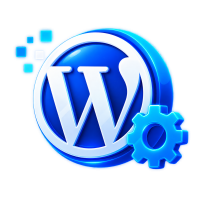 neon_3d_wordpress_gear_icon